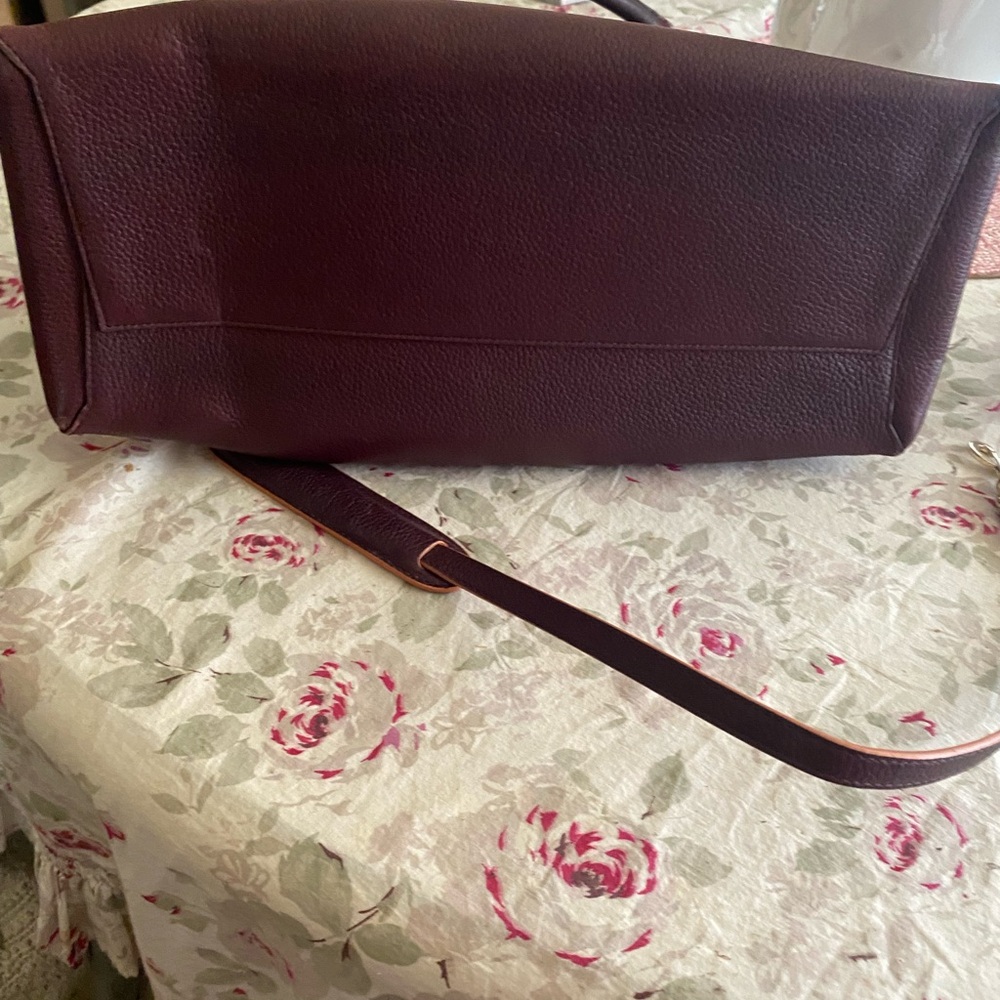 Coach Brown Leather Briefcase with Polished Finish - Picture 5 of 6